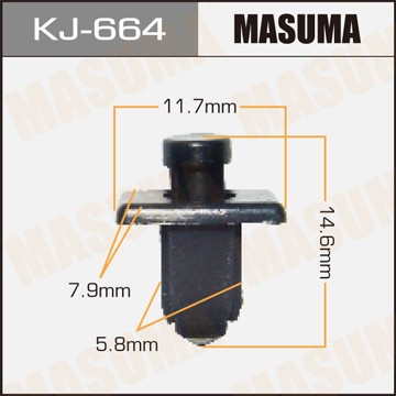 Клипса крепежная KJ664 MASUMA