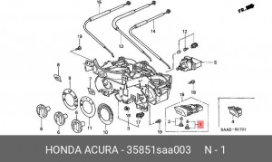 Лампа 35851SAA003 HONDA