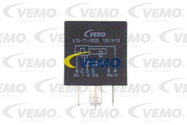 Реле, прерывистое включение стеклоочистителя V15-71-0025 VEMO