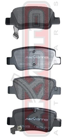 Колодки тормозные дисковые AKD-1838 AKYOTO