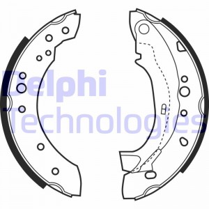 Комплект тормозных колодок LS1921 DELPHI