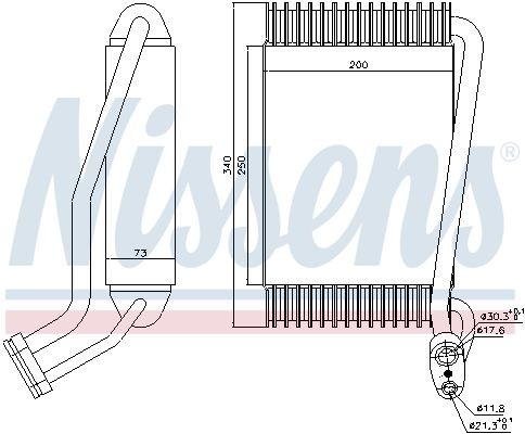 Испаритель, кондиционер 92144 NISSENS