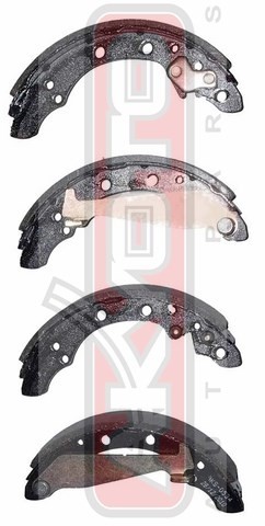 Колодки тормозные барабанные AKS-0534 AKYOTO