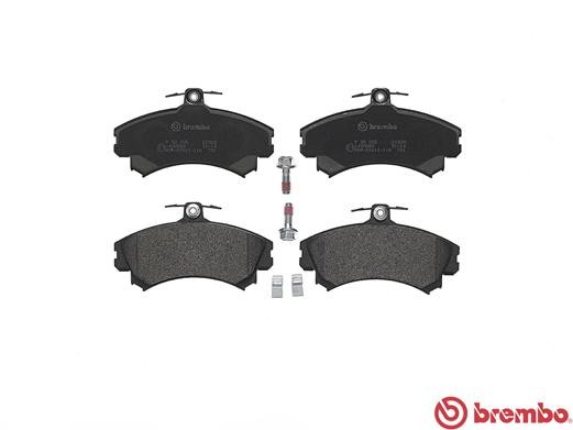 Комплект тормозных колодок, диско P50055 BREMBO