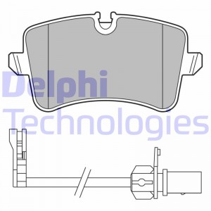 Комплект тормозных колодок, диско LP1717 DELPHI