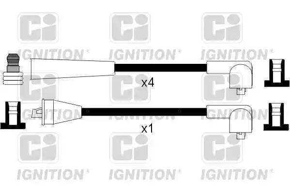 Ккомплект проводов зажигания XC502 QUINTON HAZELL