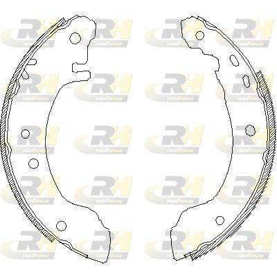 Комплект тормозных колодок 4508.00 ROADHOUSE