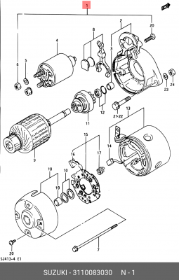 Стартер 31100-83030 SUZUKI