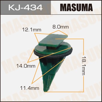 Клипса крепежная KJ434 MASUMA