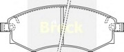 Комплект тормозных колодок, диско 2172500C BRECK