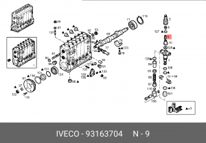Пружина 93163704 IVECO