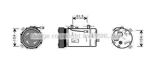 Компрессор, кондиционер FDK267 AVA