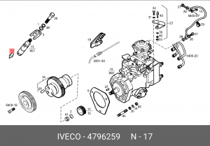 Форсунка 4796259 IVECO