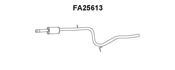 Предглушитель выхлопных газов FA25613 VENEPORTE