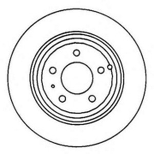 Тормозной диск 561867B BENDIX JURID