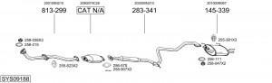 Выпускной трубопровод 851141 BOSAL