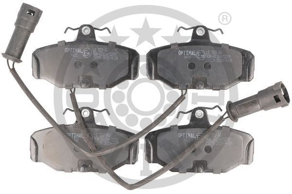 Комплект тормозных колодок, диско 9422 OPTIMAL