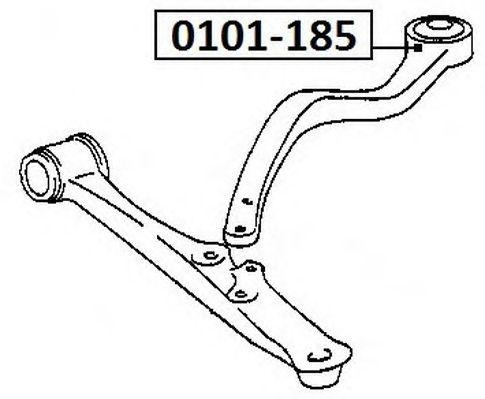 Сайлентблок 0101-185 ASVA