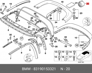Деталь 83 19 0 153 321 BMW