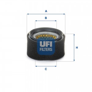 Воздушный фильтр 27.237.00 UFI