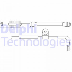 Сигнализатор, износ тормозных колодок LZ0159 DELPHI