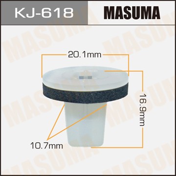 Клипса крепежная KJ618 MASUMA
