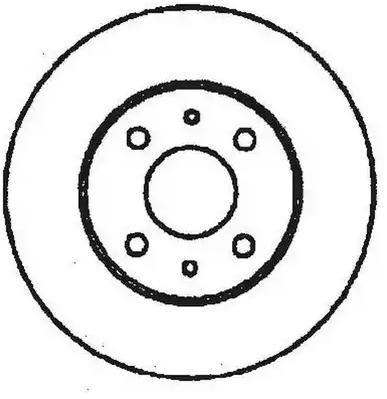 Тормозной диск 08.3126.76 BREMBO