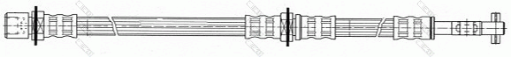 Тормозной шланг 9004145 GIRLING