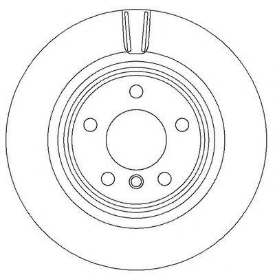 Тормозной диск 562355B BENDIX JURID