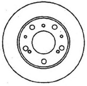 Тормозной диск 561321B BENDIX JURID
