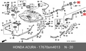 Деталь 17670SM4013 HONDA