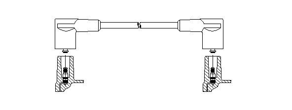 Провод зажигания 67742 BREMI