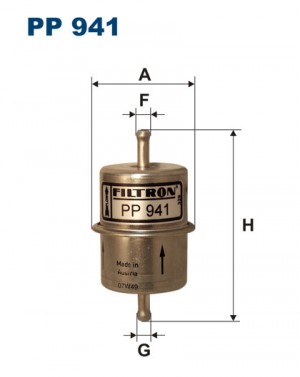 Фильтр топливный PP941 FILTRON