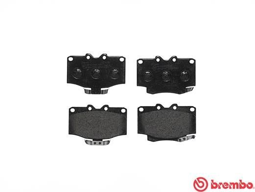 Комплект тормозных колодок, диско P 83 026 BREMBO