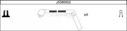 Ккомплект проводов зажигания J5380502 H B JAKOPARTS NIPPARTS