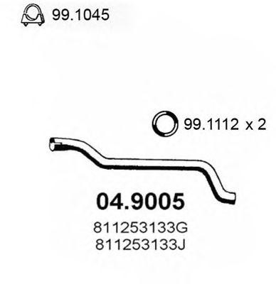 Выпускной трубопровод 049005 ASSO