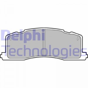 Комплект тормозных колодок, диско LP943 DELPHI