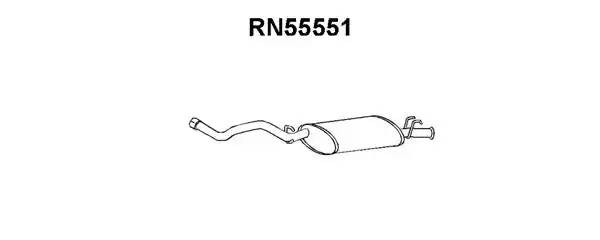Глушитель выхлопных газов конечный RN55551 VENEPORTE