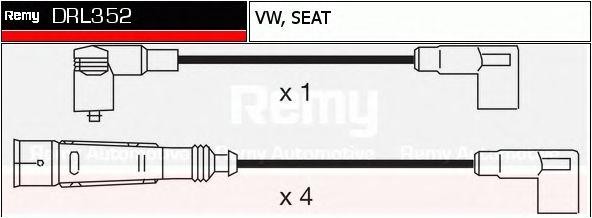 Ккомплект проводов зажигания DRL352 DELCO REMY