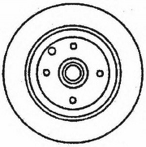 Тормозной диск 561694B BENDIX JURID