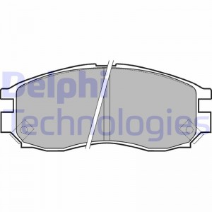 Комплект тормозных колодок, диско LP961 DELPHI