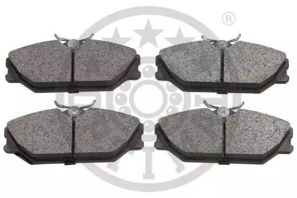 Комплект тормозных колодок, диско 10438 OPTIMAL