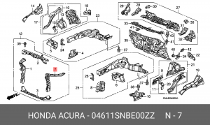 Деталь 04611SNBE00ZZ HONDA