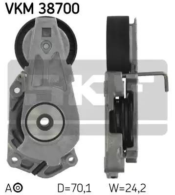 Натяжной ролик, поликлиновой  ремень VKM38700 SKF