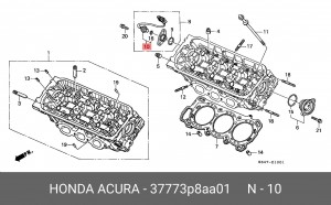 Термовыключатель, вентилятор радиатора 37773P8AA01 HONDA
