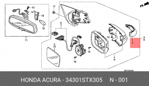 Деталь 34301STX305 HONDA