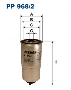 Фильтр топливный PP9682 FILTRON