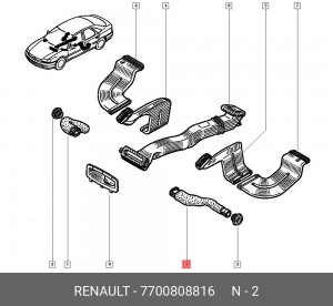 Деталь 7700808816 RENAULT