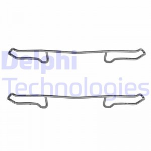Комплектующие, колодки дискового тормоза LX0108 DELPHI