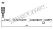 Сигнализатор, износ тормозных колодок SU.112 TRUSTING